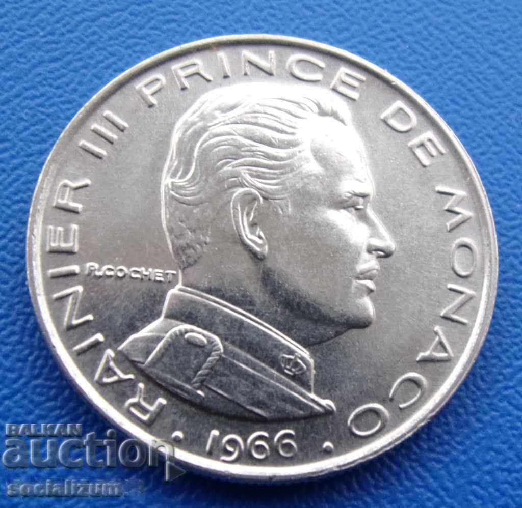 Monaco 1 Frank 1966 Rare UNC