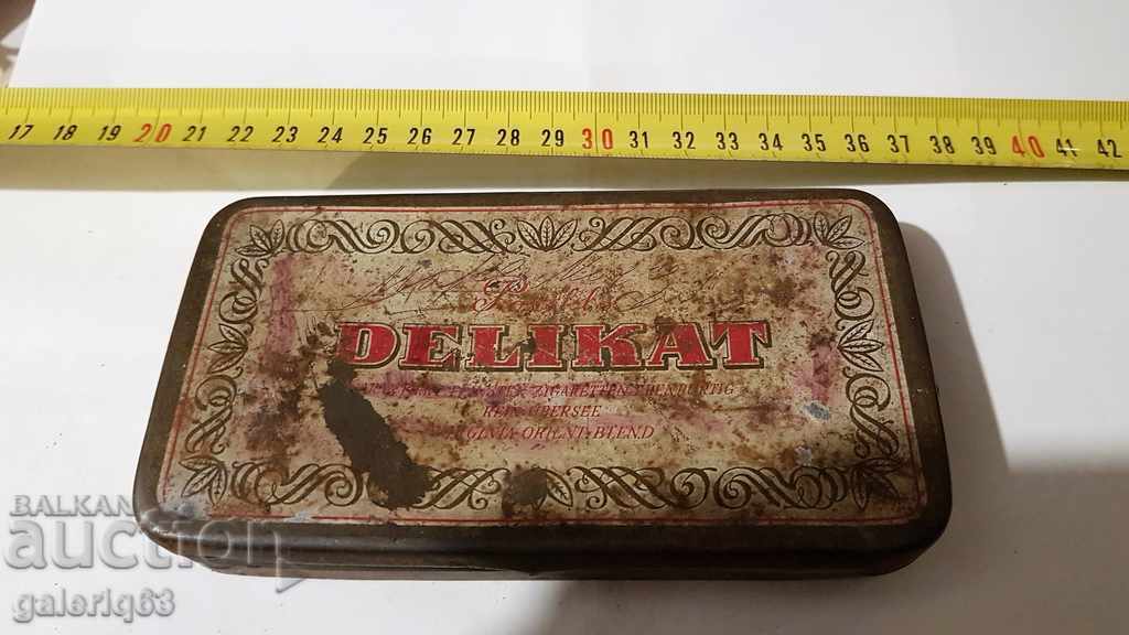 Rareori OLD METAL BOX caz țigară de tutun