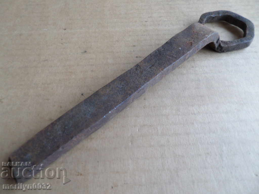 An old forged key from a wagon-workshop wagon workshop - 5