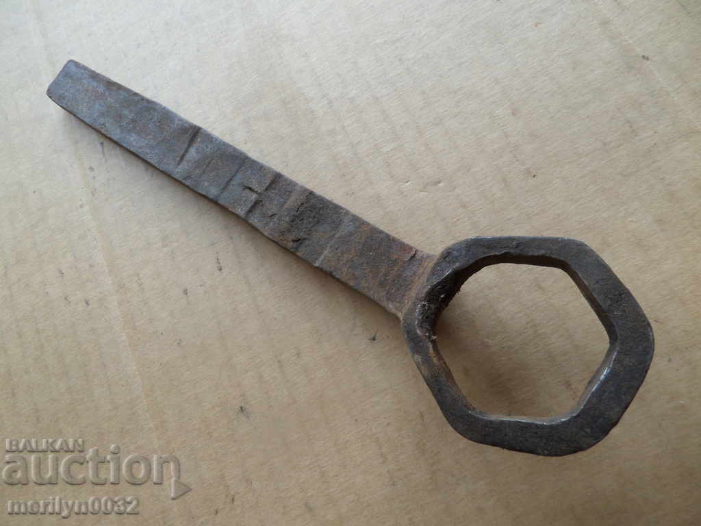 An old forged key from a wagon-workshop wagon workshop - 6
