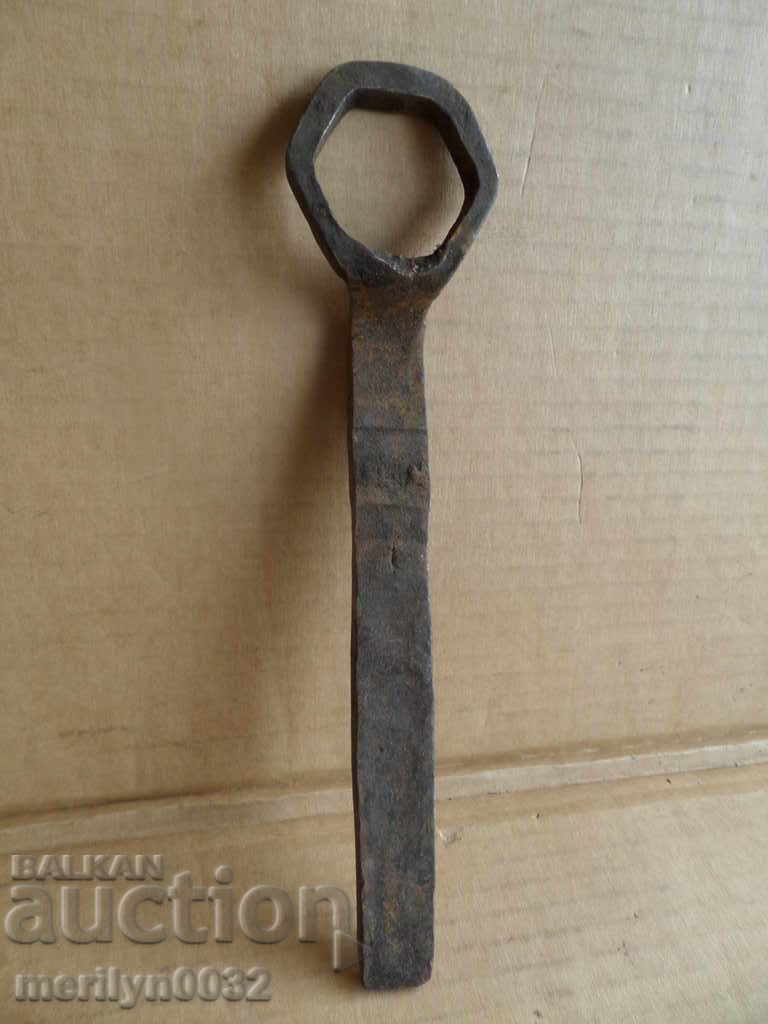 An old forged key from a wagon-workshop wagon workshop - 7