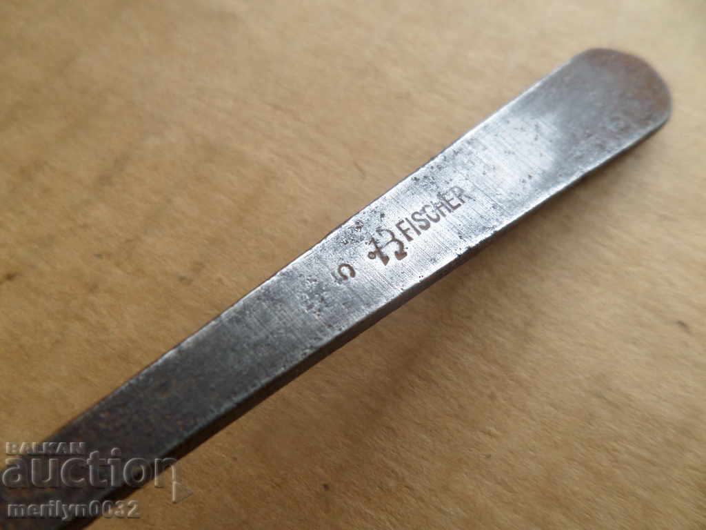 Auction An old branded metal file Fisher marked Auction An old branded metal file Fisher marked