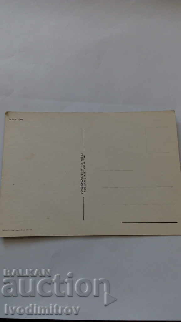 Καρτ ποστάλ Γιβραλτάρ με τιμή 0.55 BGN | € 0.28 Καρτ ποστάλ Γιβραλτάρ με τιμή 0.55 BGN | € 0.28