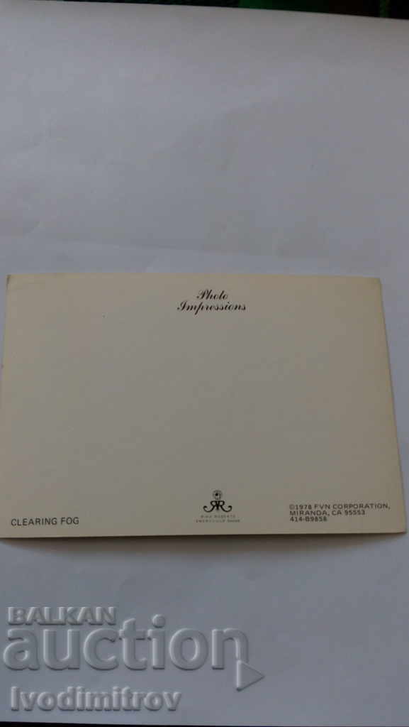 Postcard Clearing Fog with price 0.45 BGN | € 0.23 Postcard Clearing Fog with price 0.45 BGN | € 0.23