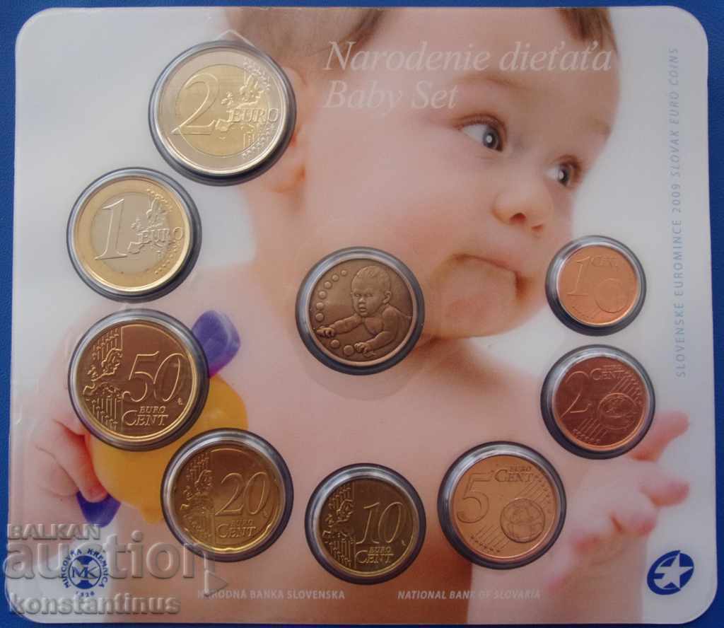 Slovakia Baby Euro Sets 2009