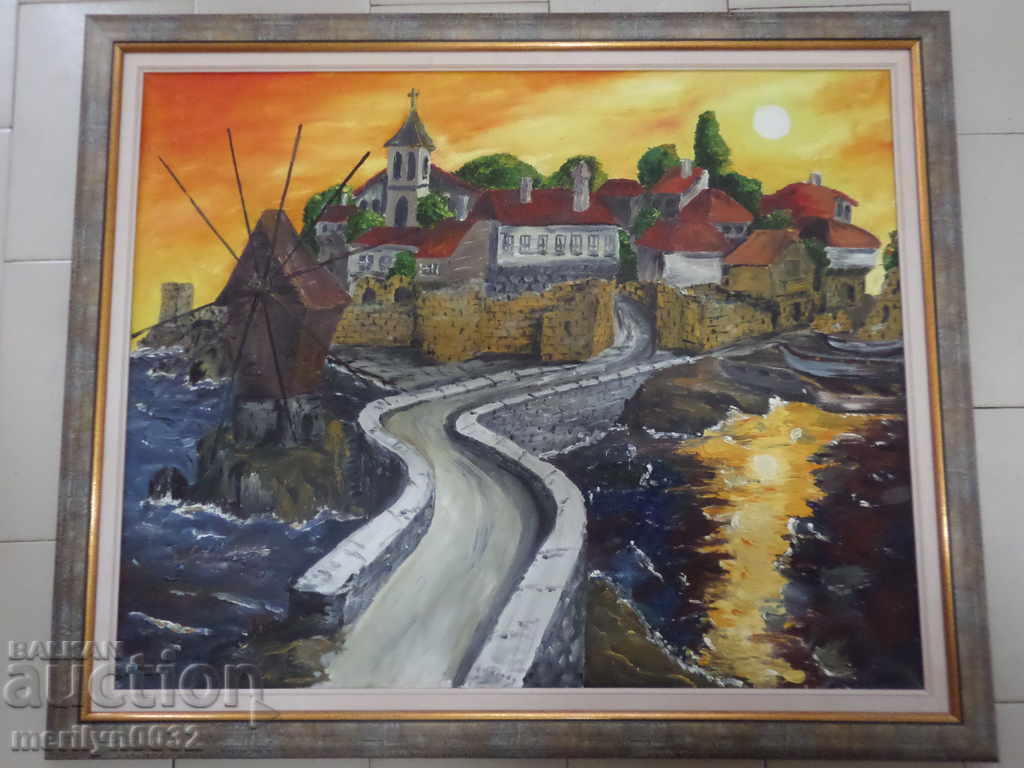 Framed landscape oil painting - 7 Framed landscape oil painting - 7