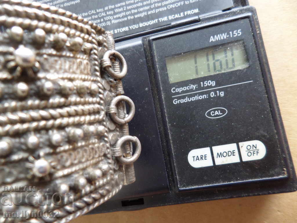 Delivery of Hryvnia hedgehog spiky silver sachan 18th century jewelry jewel