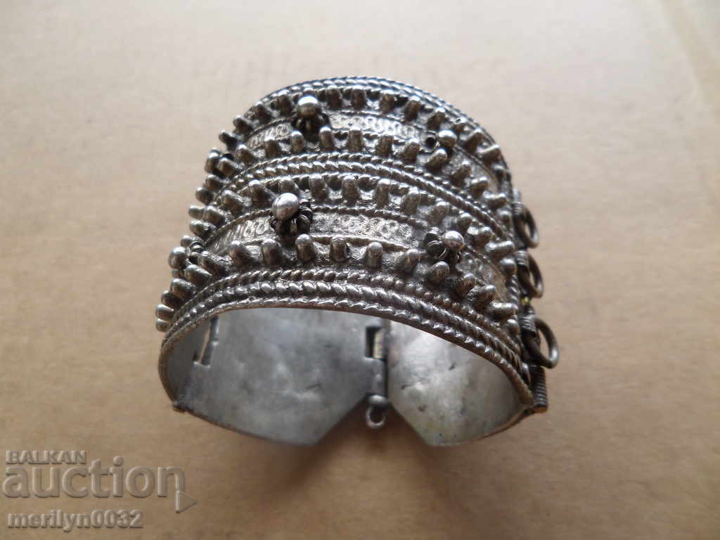 Bracelet Bracelet Bracelet Silver Saucer 18th century jewelery jewel - 5