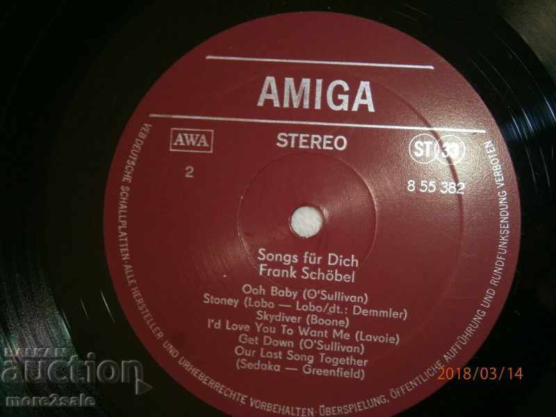 Delivery of FRANK SCHOBEL & CHRIS DOERK - AMIGA LARGE PLATE - 8 55 382 Delivery of FRANK SCHOBEL & CHRIS DOERK - AMIGA LARGE PLATE - 8 55 382