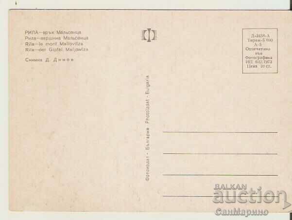 Map Bulgaria Rila Peak Malyovitsa 2 * with price 0.80 BGN | € 0.41 Map Bulgaria Rila Peak Malyovitsa 2 * with price 0.80 BGN | € 0.41