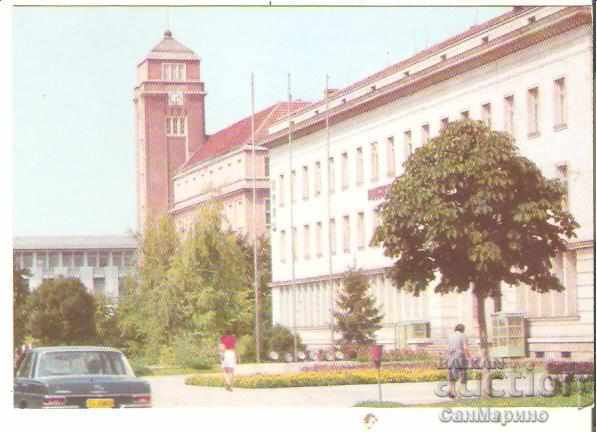 Картичка  България  Плевен Пощенската палата и ОНС*