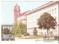 Картичка  България  Плевен Пощенската палата и ОНС*