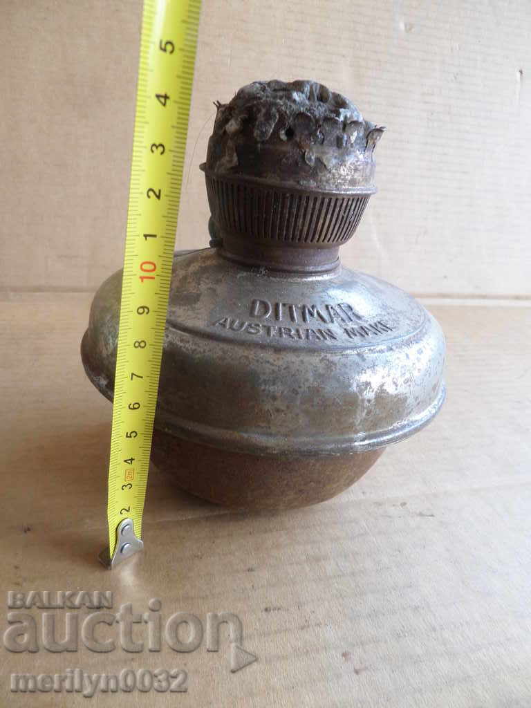 Auction  Stara Gazenna lampa Ditmar Austria lantern