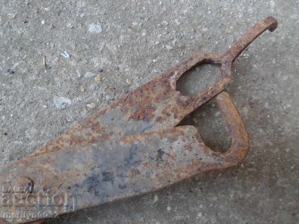Delivery of An old wrought-iron latch, a lock, a latch for the old gate Delivery of An old wrought-iron latch, a lock, a latch for the old gate