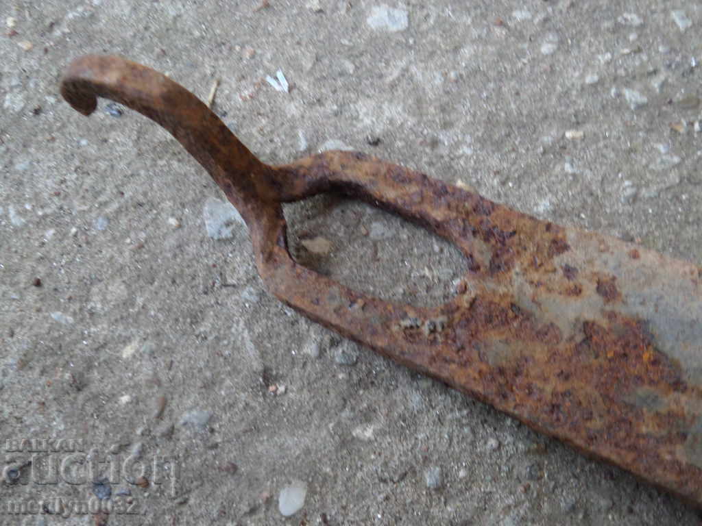 An old wrought-iron latch, a lock, a latch for the old gate - 5 An old wrought-iron latch, a lock, a latch for the old gate - 5