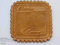 Authentic embossed magnet from Lake Baikal, Russia-7 series