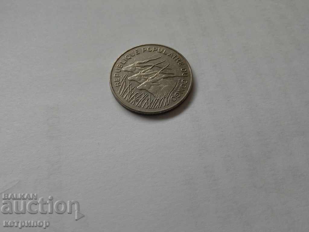 100 francs Congo 1983 with price 15.00 BGN | € 7.67 100 francs Congo 1983 with price 15.00 BGN | € 7.67