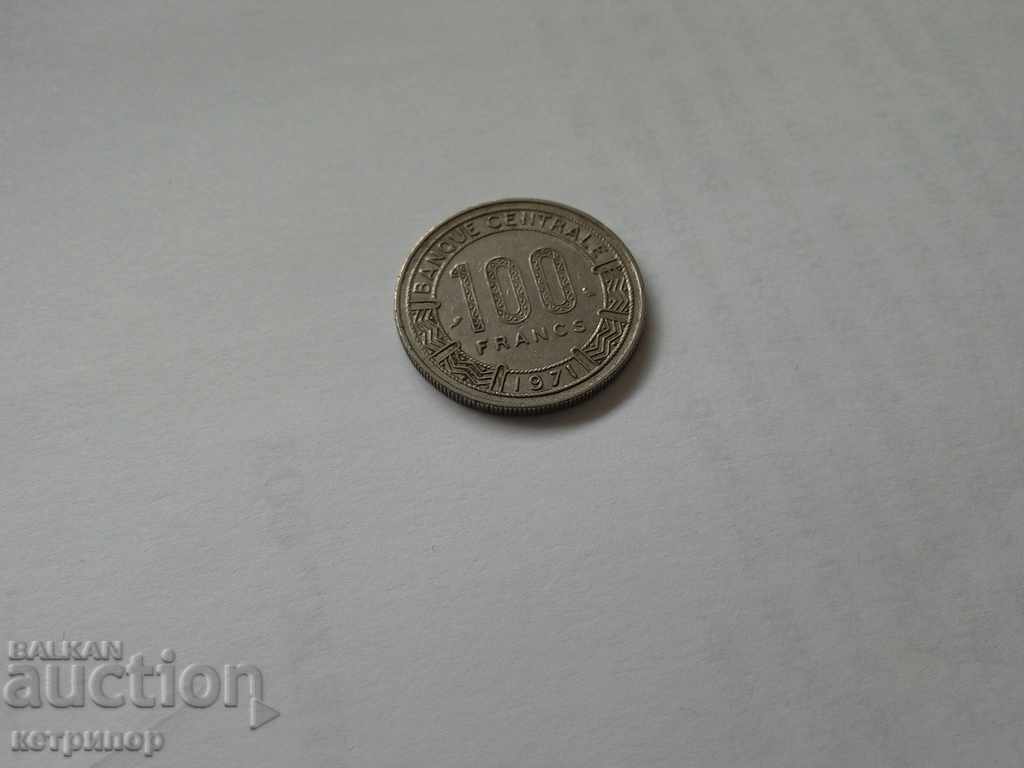 100 франка Камерун 1971г