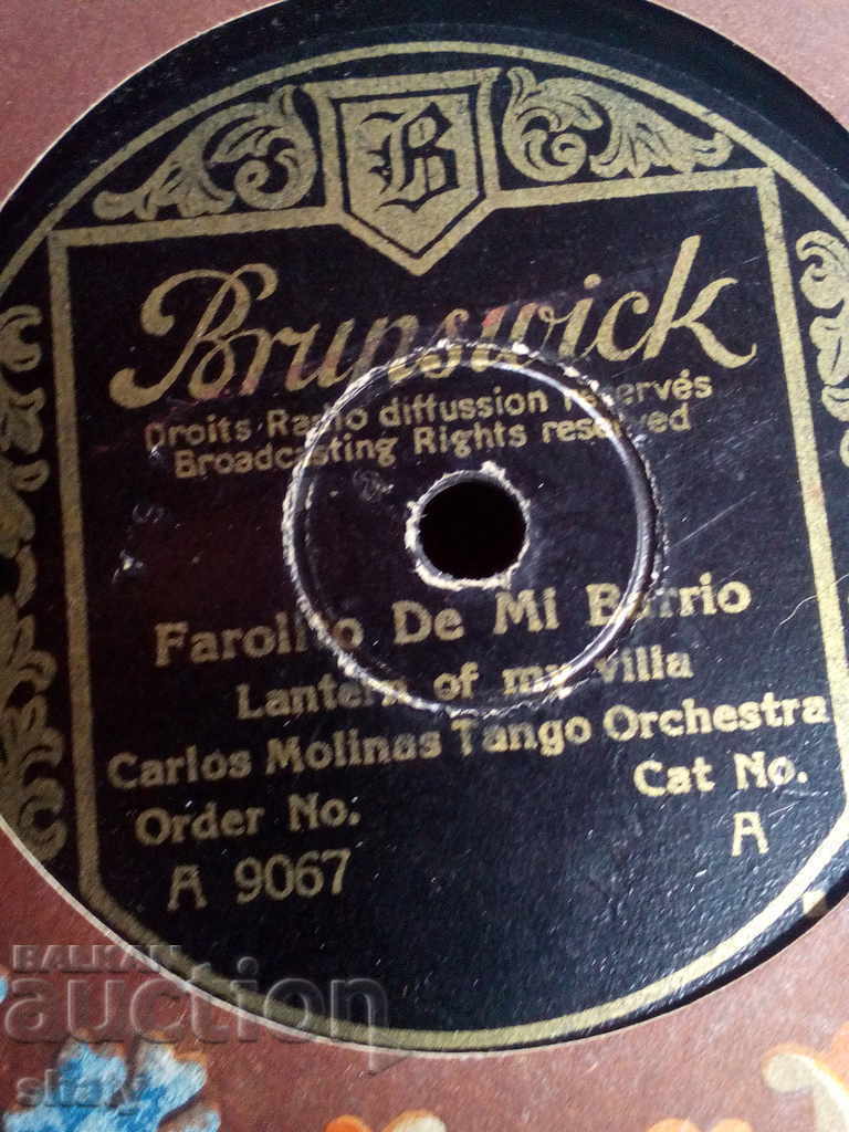 Auction Old bakelite plate Auction Old bakelite plate