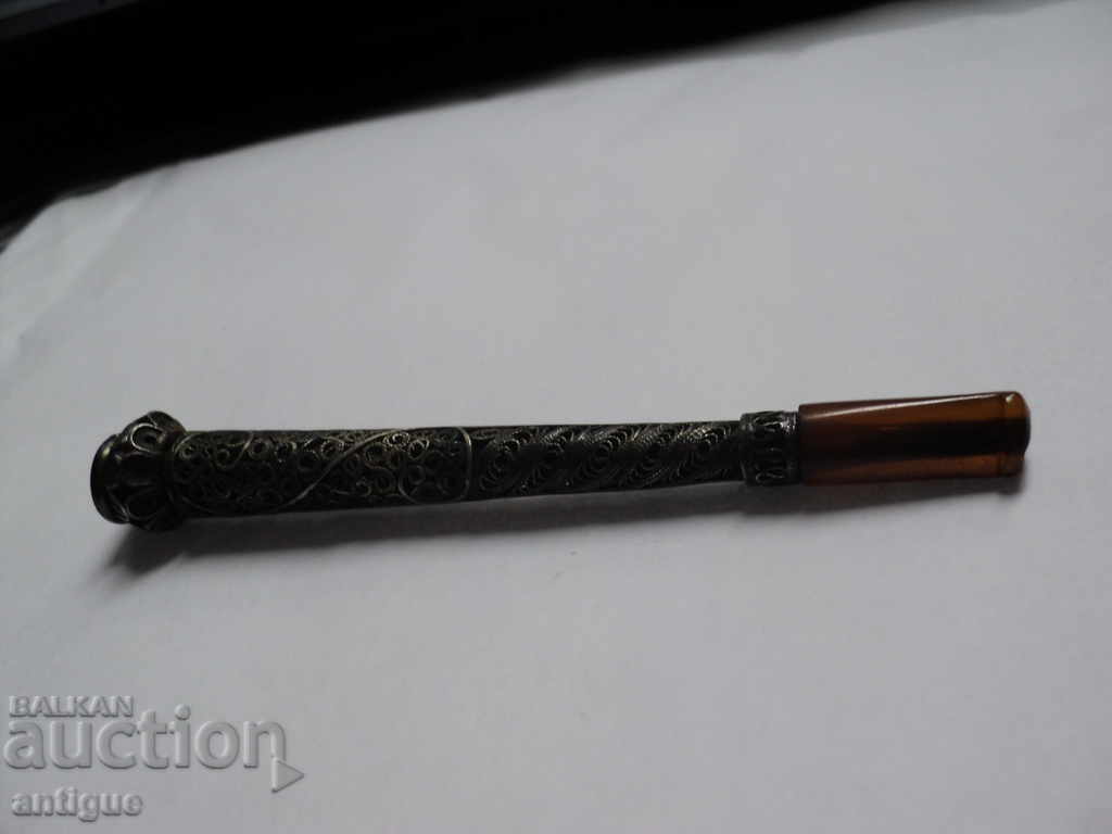 OLIVE SILVER BASIC CIGARETTE WITH COVER. - 5