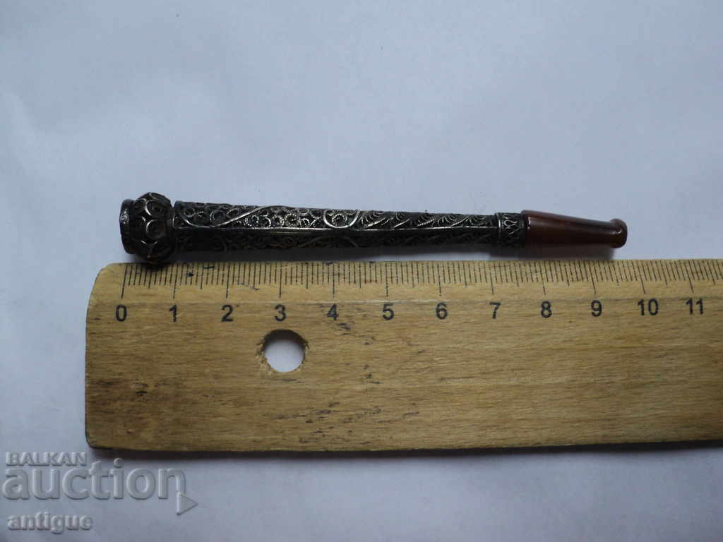 OLIVE SILVER BASIC CIGARETTE WITH COVER. - 6