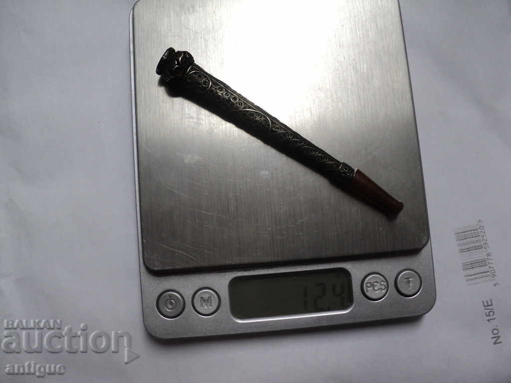 OLIVE SILVER BASIC CIGARETTE WITH COVER. - 7