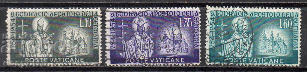 1955. Βατικανό. 1200 της δολοφονίας του Αγίου Βονιφατίου.