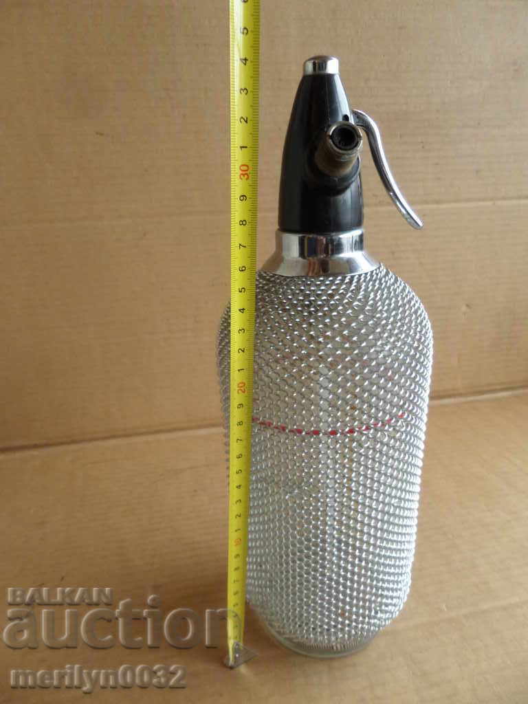 Old siphon, soda, soda bottle, bottle, carbonated water with price 49.00 BGN | € 25.05