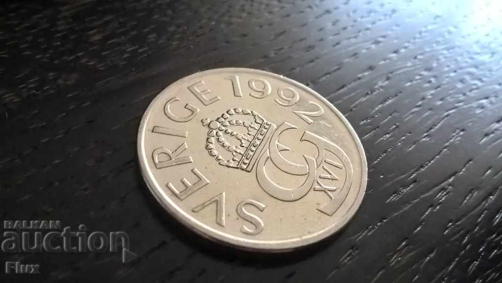 Monedă - Suedia - 5 coroane | 1992