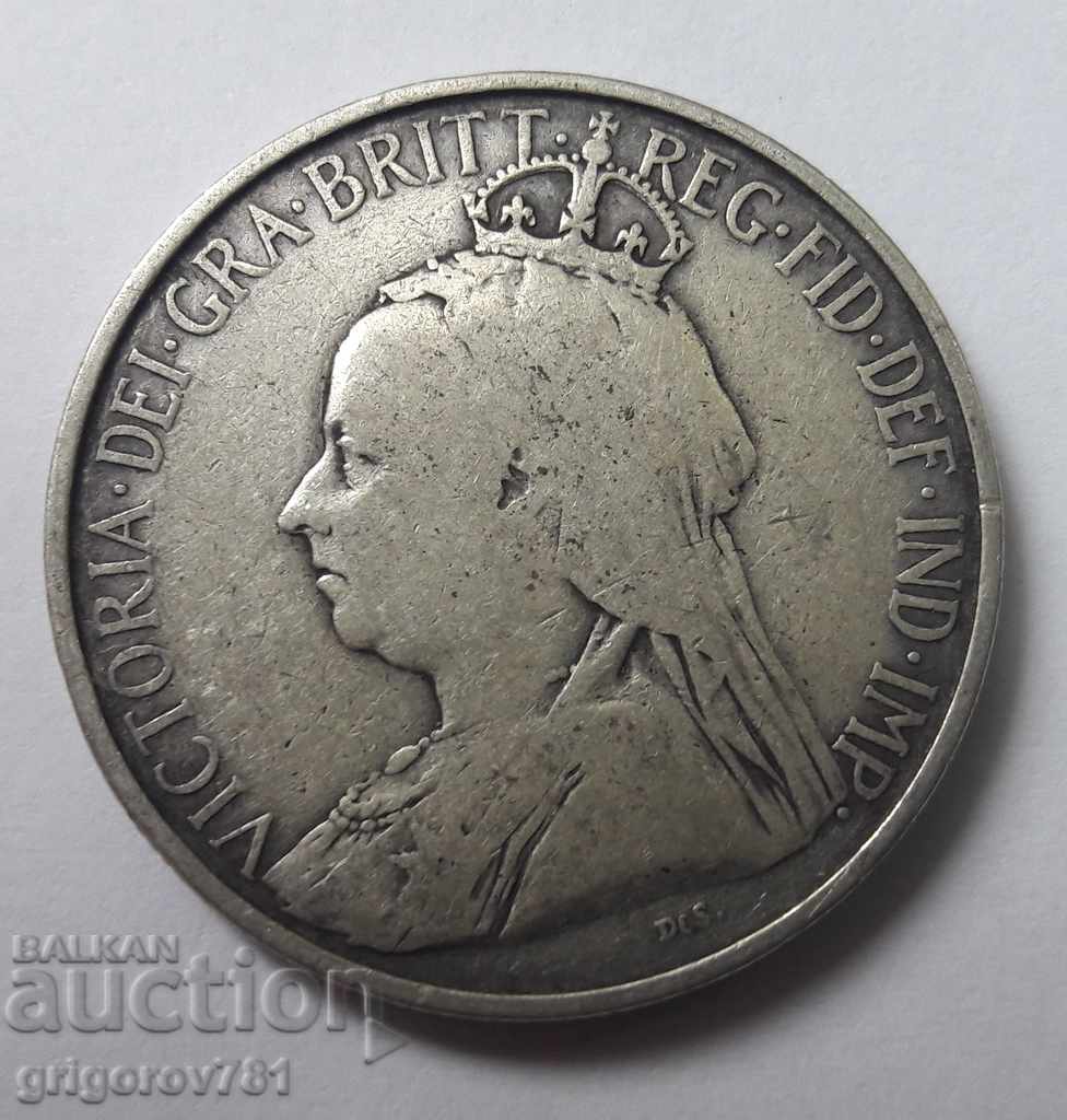 18 пиастъра сребро Кипър 1901  - сребърна монета рядка №5