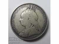18 пиастъра сребро Кипър 1901  - сребърна монета рядка №5
