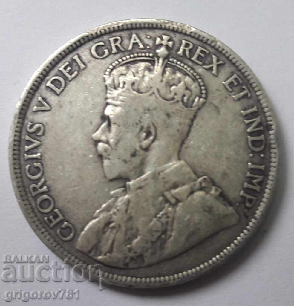 18 пиастъра сребро Кипър 1921  - сребърна монета рядка №7