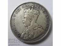 18 пиастъра сребро Кипър 1921  - сребърна монета рядка №8