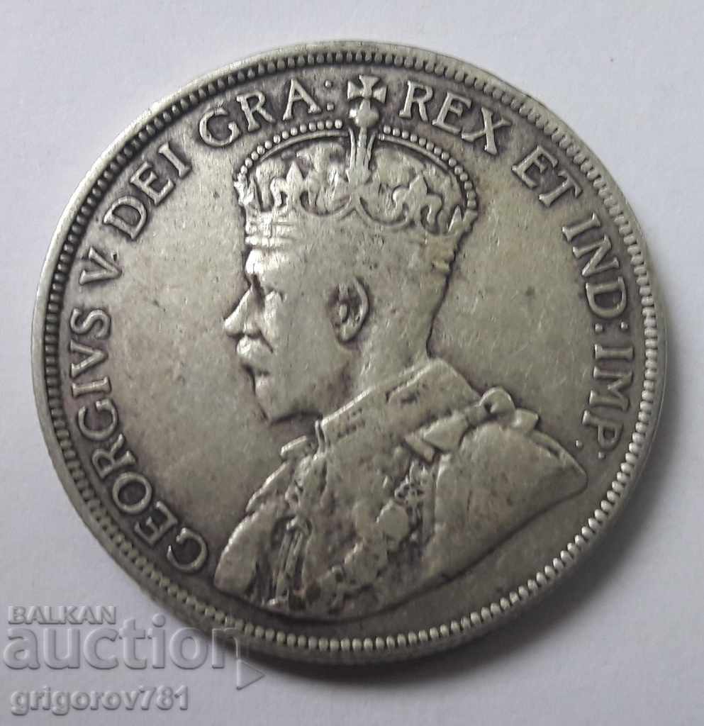 18 γρόσια ασημένια Κύπρος 1921 - ένα σπάνιο ασημένιο νόμισμα №10