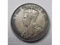 18 пиастъра сребро Кипър 1921  - сребърна монета рядка №14