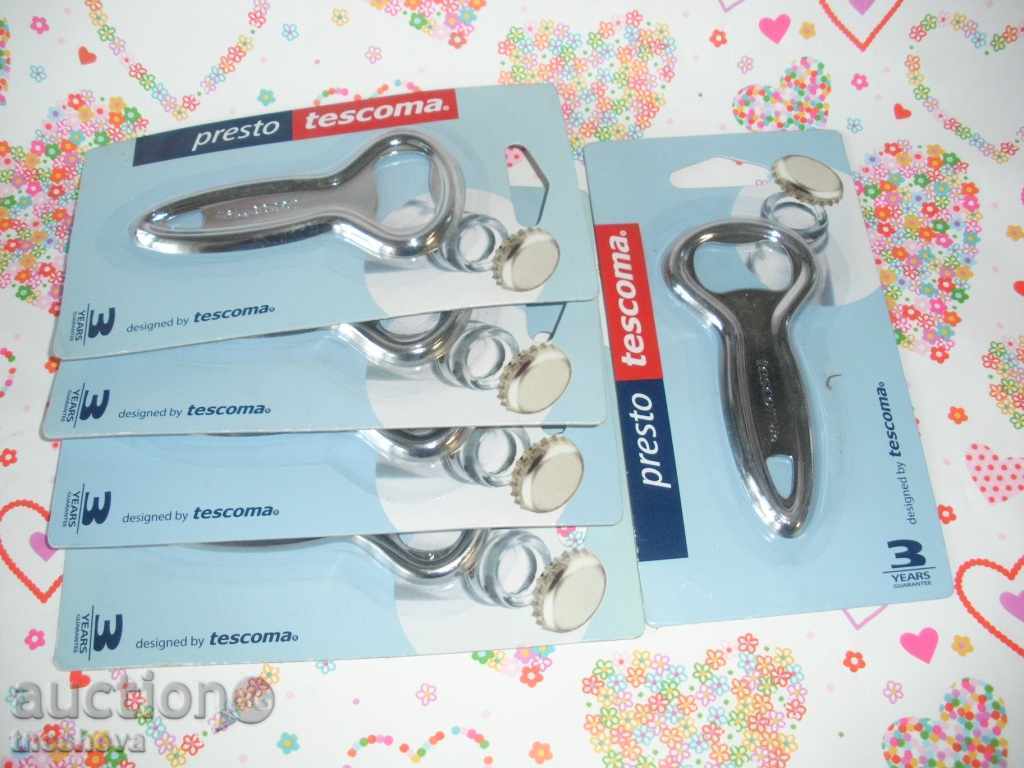 Ανοιχτήρι μπουκαλιών "Tescoma" - καινούργιο με τιμή 12.20 BGN | € 6.24 Ανοιχτήρι μπουκαλιών "Tescoma" - καινούργιο με τιμή 12.20 BGN | € 6.24