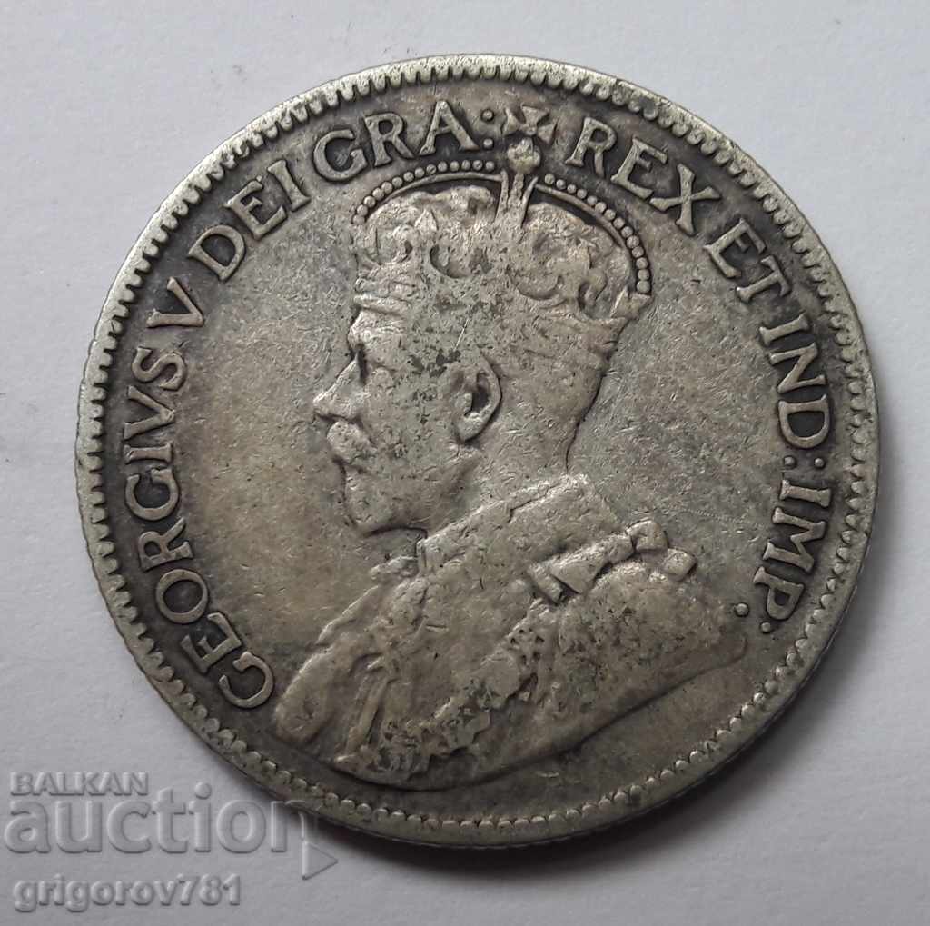9 пиастъра сребро Кипър 1921  - сребърна монета рядка №3
