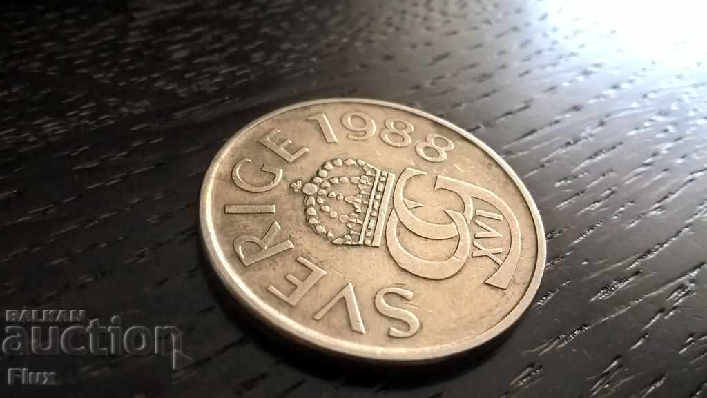 Moneta - Suedia - 5 coroane | 1988.