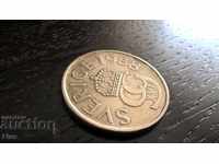 Mонета - Швеция - 5 крони | 1988г.