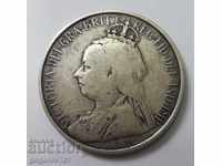 18 пиастъра сребро Кипър 1901  - сребърна монета рядка №11
