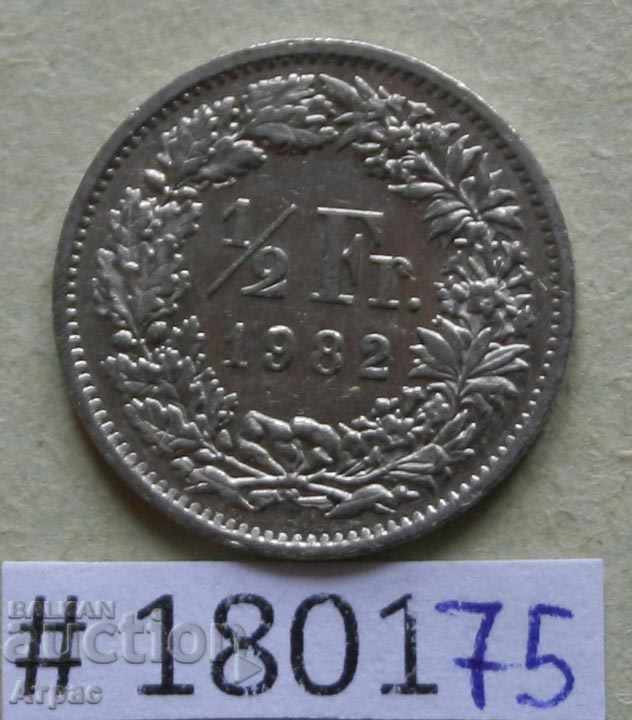 1/2 frank 1982 Switzerland