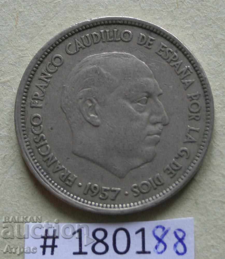 25 pesetas 1957 Spain with price € 0.41 | 0.80 BGN