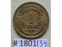 1  франк 1932  Франция