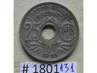 25 centime 1925 Franța