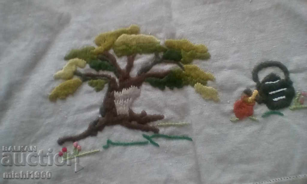 Auction  check, needlework