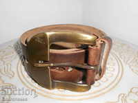 A leather belt