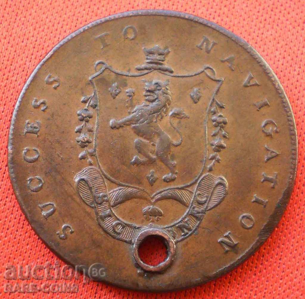 Marea Britanie - Manchester ½ Penny 1793 (4) (5k)