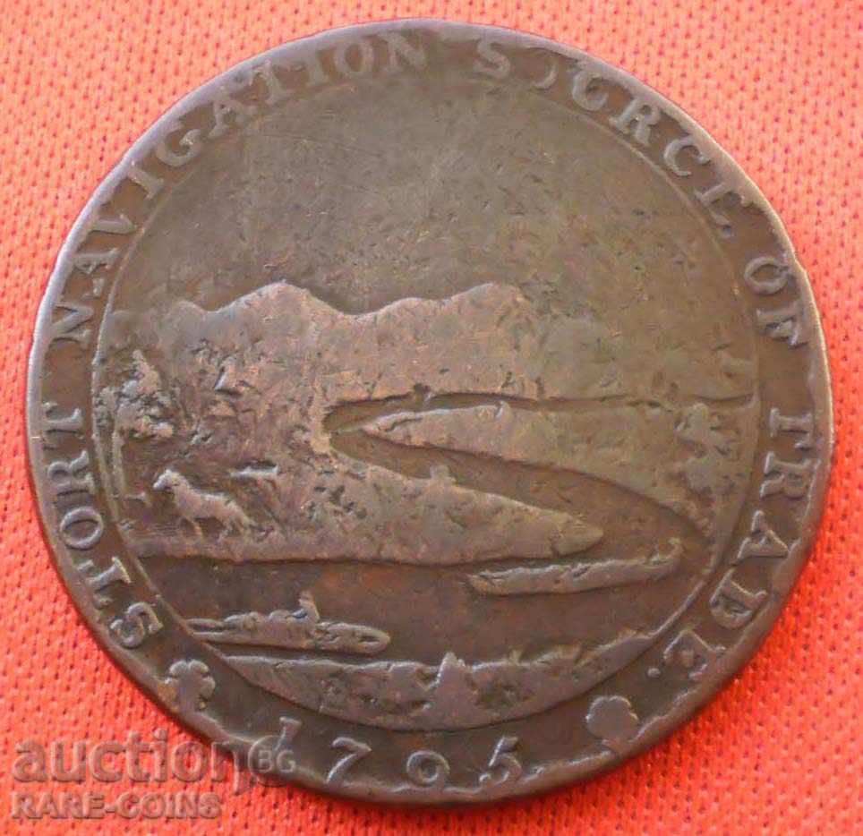 Marea Britanie ½ Penny 1795 (4) (5k)