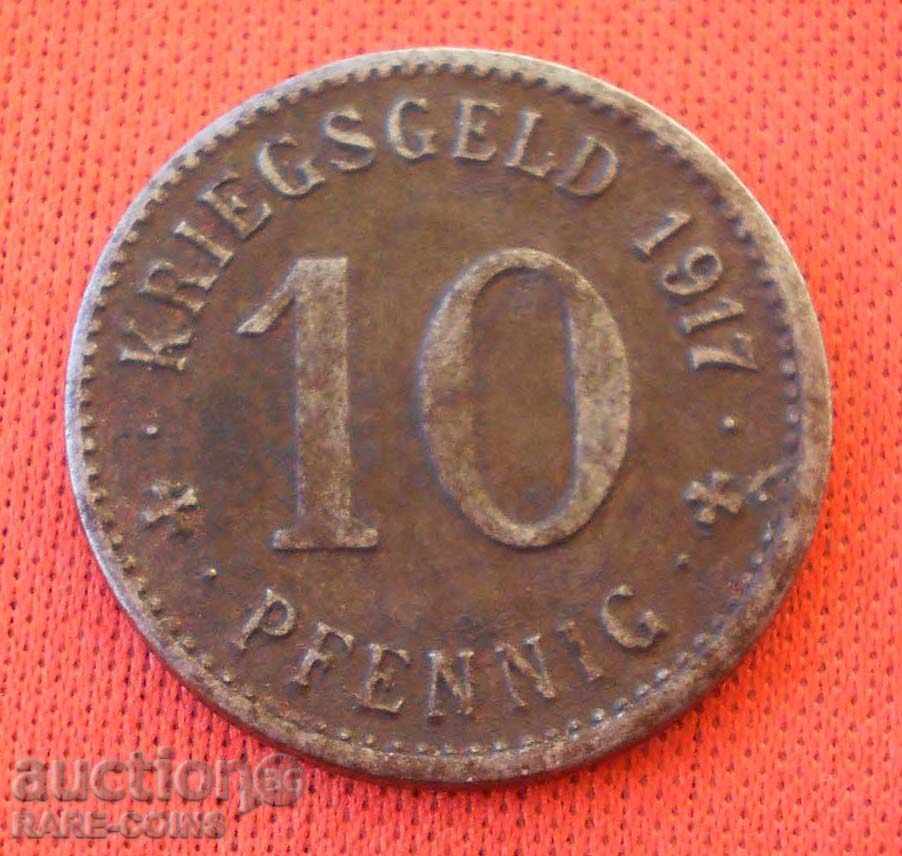 Germania Militar militar 10 Pfeif 1917 (6) (5k) cu preț € 4.09 | 8.00 BGN