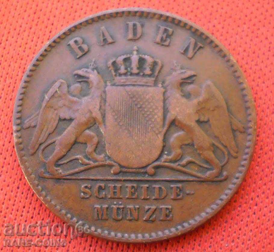 Germania - Baden 1 Kreuzer 1865 (7) (5k)